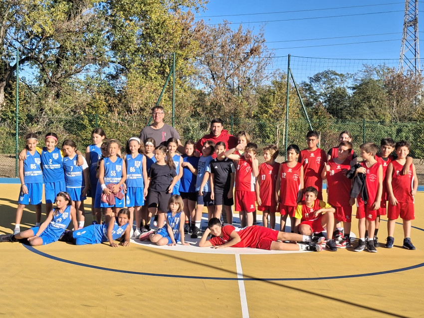 Inaugurazione del nuovo campetto multisport di Poasco
